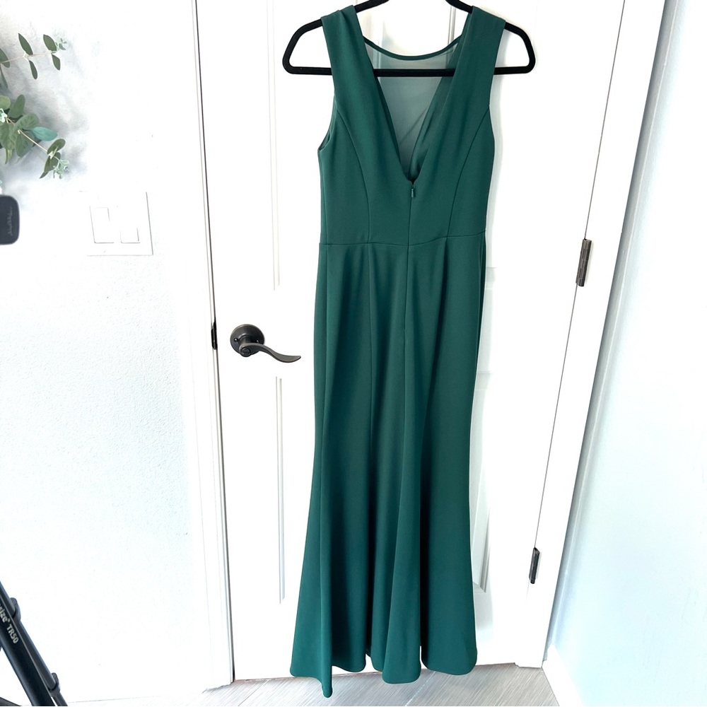 David’s bridal green maxi dress, Size - 2 - Picture 5 of 6